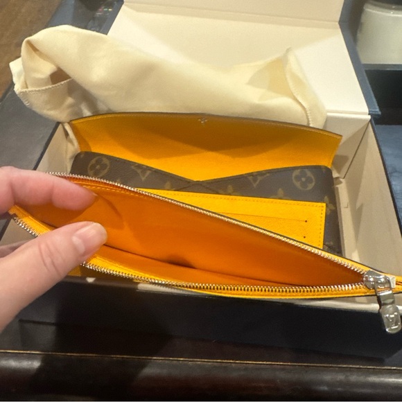 Louis Vuitton Monogram Envelope/Origami/Wallet Clutch in Brown/RARE! - Picture 6 of 15